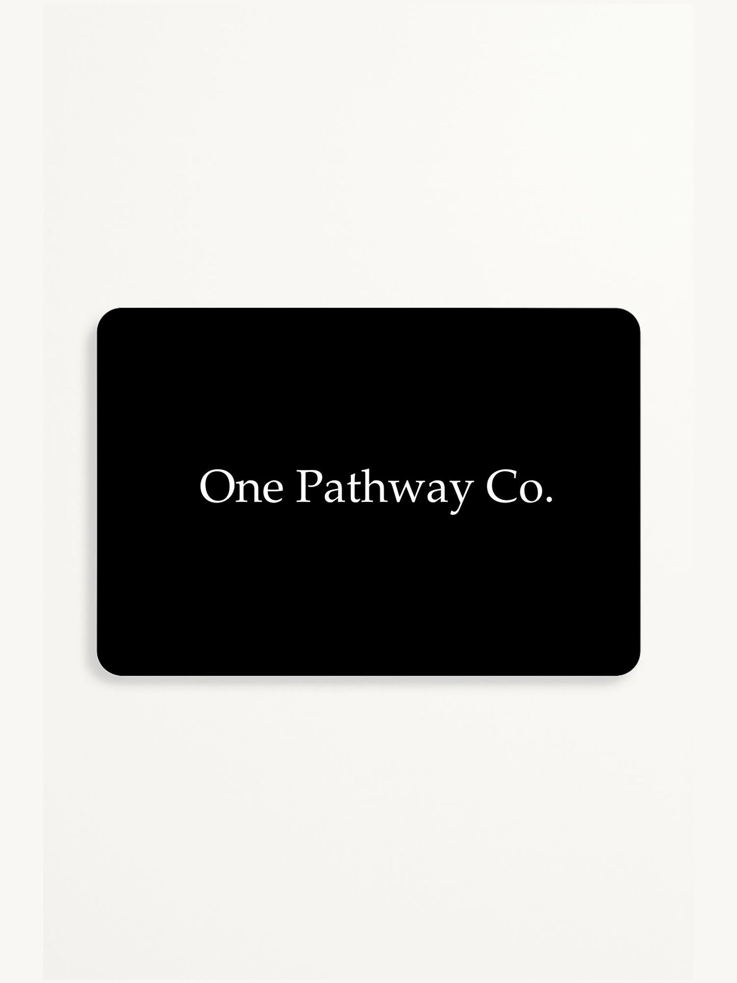one pathway co. gift card