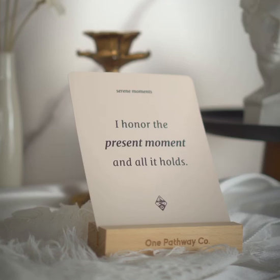 serene moments: mindful affirmations video