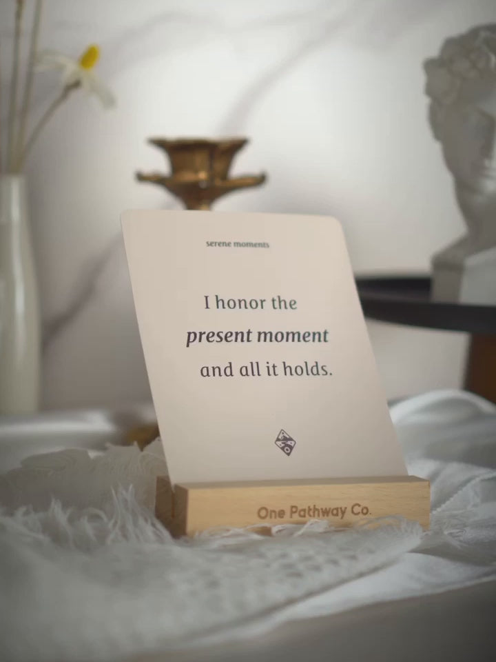 serene moments: mindful affirmations video