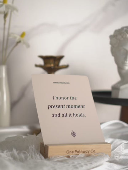 Serene Moments: Mindful Affirmations